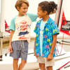 Boys Fish & Chips Raglan T-Shirt