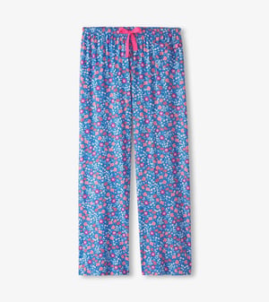 Women's Garden Flowers Polyknit Pajama Pants