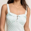 Blue Gingham Hettie Midi Dress