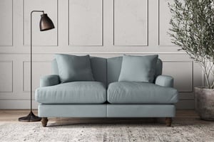 nkuku Deni Small Sofa | Make To Order | Recycled Cotton Horizon