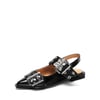 DREAM PAIRS Pointed toe Buckle Slingback Flats
