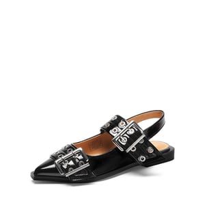 DREAM PAIRS Pointed toe Buckle Slingback Flats