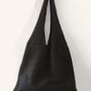 Knit Shoulder Tote - Black / One-Size