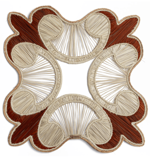 Solstice Handoven Iraca Placemat - Tan