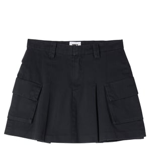 Obey Womens Andrea Cargo Mini Skirt Black