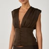 On The Rocks Top (Chocolate) - US 6