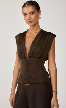 On The Rocks Top (Chocolate) - US 6