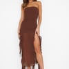 LIONESS Rendezvous Dress Chocolate