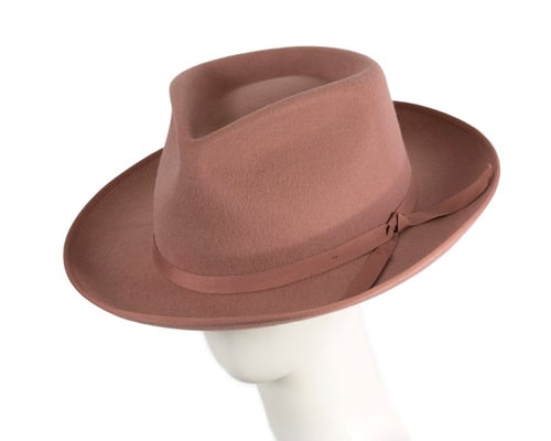 Clay Heritage Fedora – Structured Wool Felt