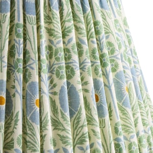25cm empire shade in beryl 'poppies' linen by Ellen Merchant
