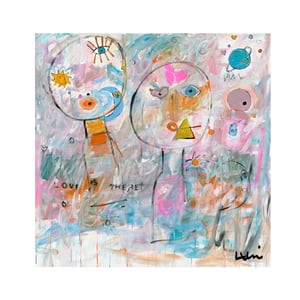 Love Up In The Sky Art Print