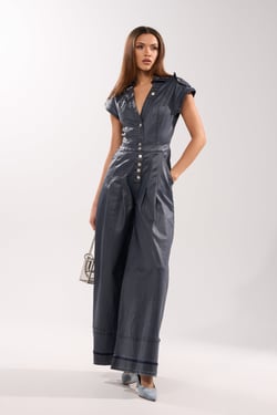 AKIRA Ronnie Denim Jumpsuit | Size 1X