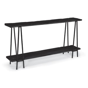 Ash Reclaimed Black Wood Console Table