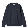 Carhartt WIP American Script Sweat Deep Night