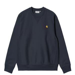 Carhartt WIP American Script Sweat Deep Night