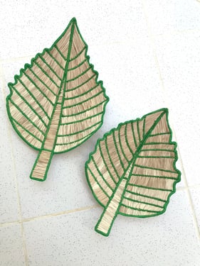Banana Leaf Handwoven Iraca Decorative Tray - Medium