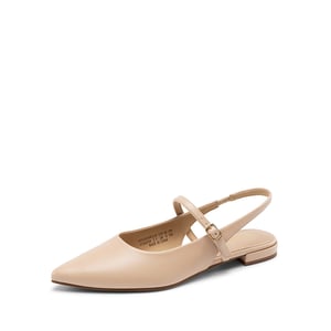 DREAM PAIRS Women   s Pointed Toe Slingback Flats