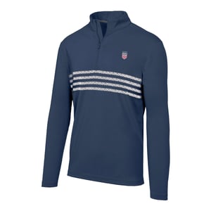 Men's Levelwear USWNT Asher Navy 1/4 Zip / M