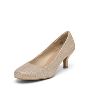 DREAM PAIRS Comfy Round Toe Low Heel Pumps
