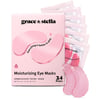 moisturizing pink eye masks - 24-pairs