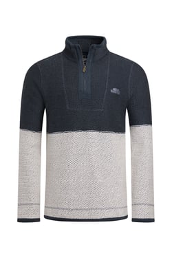 Weird Fish Kielder 1/4 Zip Limited Edition Macaroni Sweatshirt Dark Navy Size S