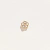 Bezel Flower Stud