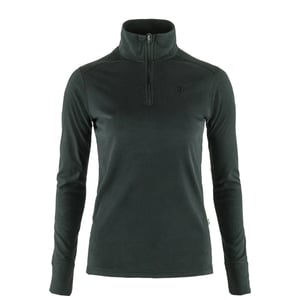 Fjallraven Womens Skare Microfleece Half Zip Black