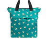 Weird Fish Ekora Printed Polyester Backpack  Deep Teal Size ONE