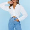Delicate Lover Crop White