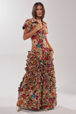 AKIRA Crazy In Love Floral Jumpsuit | Size 1X