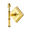Single Astor wall fitting in antiqued brass