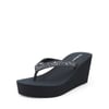 DREAM PAIRS Comfortable Platform Flip Flops