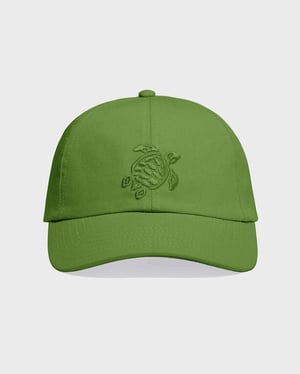 Vilebrequin - Solid Cap Turtle Embroidery - Caps - Capsun - Green - Size OSFA