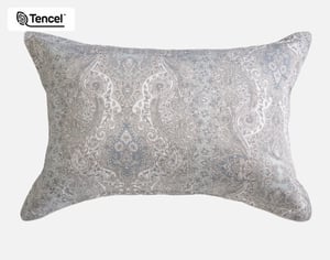 QE Home Bayview Pillow Sham, Paisley, Green, King