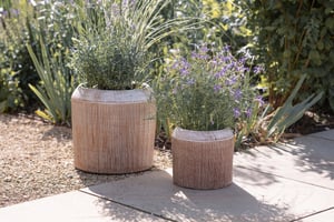 nkuku Kubo Ceramic Planter | Vases & Planters | Small | Terracotta
