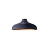 Constance shade in black iris with copper interior
