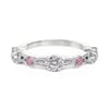 Jeulia Bowknot Inspired Round Cut Womens Ring