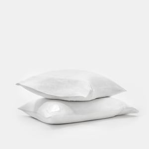 Signature Pillowcases Pillowcase King PROSSIONI® White Beach House Linen , Luxury Organic Bedding and Sheet Sets , PROSSIONI