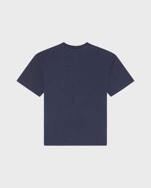 Vilebrequin - Boys Organic Cotton Oversize T-shirt Turtle - Tee Shirt - Galileo - Blue - Size 14