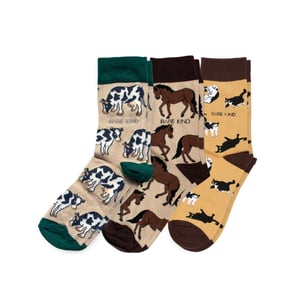 The Beige Farm Bamboo Bundle of 3 | UK Adult 7-11