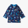 Boys Painted Dinos Colour Changing Zip-Up Rain Jacket