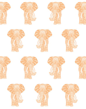 Raja The Elephant' Wallpaper by Wallshoppe - Pushpop - Traditional / 27 in. x 27 ft.