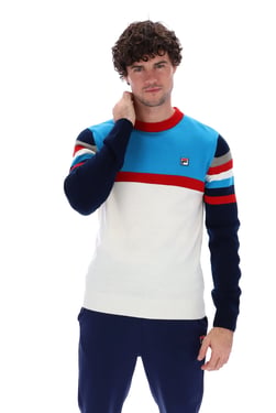 Lorenzo Stripe Crew Sweater - 3XL
