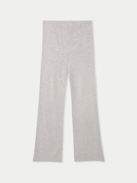 Wide-Leg Knitted Maternity Cashmere Pants - 2XL / dawn blue / WK816-828