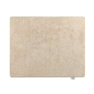 Plain Fleck - Beige Washable Doormat - 80x100cm