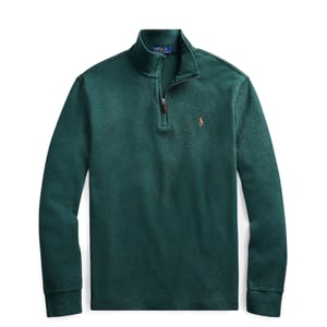Polo Ralph Lauren Estate-Rib Quarter-Zip Pullover Scotch Pine Heather