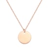 Circle Necklace Rose Gold