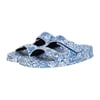 Weird Fish Appledore Printed Pool Sliders Azure Size 7