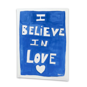 Believe In Love Original Painting by Kerri Rosenthal