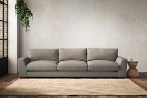 nkuku Guddu Sofa | Make To Order | Super Grand | Recycled Cotton Flax